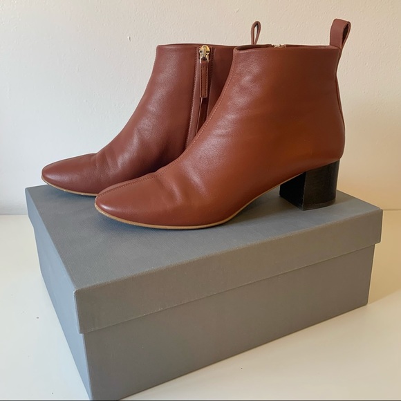 Everlane Italian Day Boot in brick - Picture 4 of 16